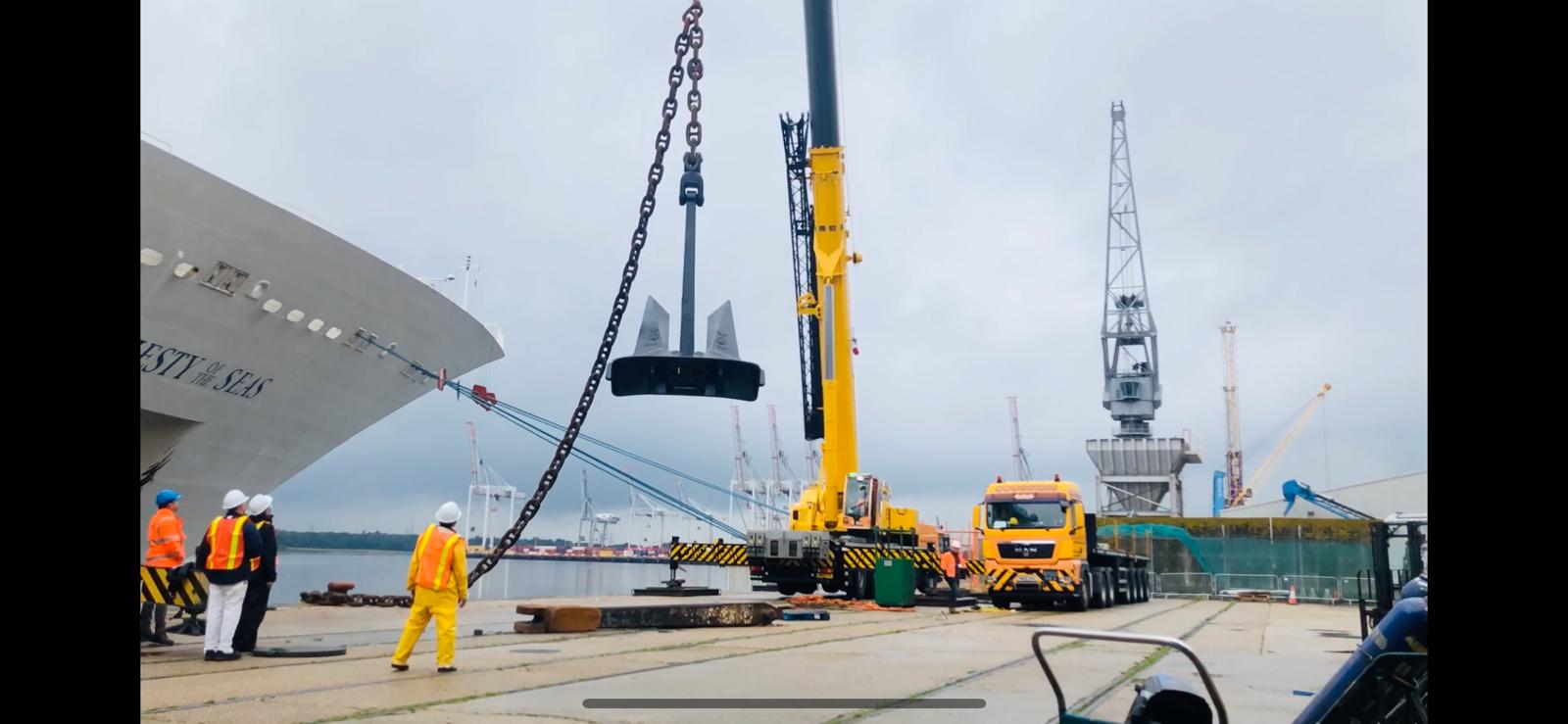 ANCHORS AWEIGH AS SCH CARRY OUT SPECIALIST OPERATION ON MAJESTY OF THE SEAS